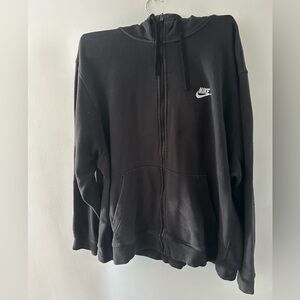 Nike zip up, XL, color black